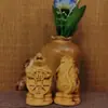 Sándalo Verde Tallado Zodiaco Rata Pieza de Mano Madera Maciza Tallada Rata de Dibujos Animados Ratón Lindo Regalo de Cumpleaños para Niños