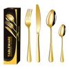 Popular Conjunto de Talheres de Aço Inoxidável 1010 Transfronteiriço Conjunto de 16/24/30 Peças Faca de Churrasco, Garfo, Colher Conjunto de Talheres Estilo Ocidental