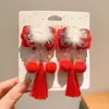 Horquilla Antigua para Niñas Ropa China Antigua Accesorios para el Cabello con Borla Linda Horquilla de Mariposa y Flor Accesorios para Falda Cara de Caballo Tocado