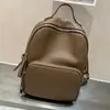 Mochila de Couro Genuíno Estilo 2026 para Mulheres, Mochila de Grande Capacidade, Mochila Escolar Estilo Isn Scholar, Mochila de Viagem