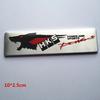 Corpo do carro de metal tridimensional adesivo de carro tigre cabeça de leão personalidade engraçado capa de arranhão decorativo corpo adesivo de cauda de carro