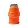 Pelador de Ajo de Cocina y Recolector de Verduras de Acero Inoxidable con Protector para el Pulgar, Herramienta Esencial para la Recolección de Frutas y Verduras en la Granja