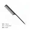 Peine de baquelita antiestático peine de cola puntiaguda hecho a mano peine de dientes anchos resistente al calor alta temperatura salón de peluquería peine para el cabello para hombres cabeza