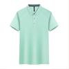 Polo de seda cristal spandex de secado rápido ropa corporativa solapa personalizada publicidad camisa cultural overol logotipo estampado ropa de trabajo