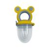 Mordedor de frutas e vegetais para bebê com música, silicone de grau alimentício, artefato para dentição, suplemento alimentar de frutas para bebê