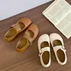 Nuevos Zapatos Mary Jane Bajos Estilo Francés para Mujer 2025 con Velcro, Suela Suave Versátil, Punta de Mango Zapatos Pequeños de Piel, Modernos