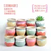 Maceta para pulgar suculenta mini mini maceta para pulgar maceta de cerámica para flores suculentas planta creativa flor pequeña Ma Long mesa Mai Tai Bao