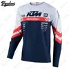 Roupa de Ciclismo Retro para Motocicleta Secagem Rápida Roupas para Mountain Bike Off-Road Downhill Camiseta de Motocicleta de Manga Longa para Proteção Solar de Verão