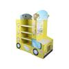 Proveedor de fábrica Super Exhibidor de Juguetes para Niños Piso de Cartón Apilable Fácil de Ensamblar Alta Capacidad de Carga Diseño Creativo Cabeza Apilable de Cartón