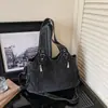 Bolso tote de mezclilla nuevo 2026 para mujer, gran capacidad, bolso de hombro, bolso cruzado, bolso de mano, versátil, casual, simple, color liso