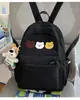Nova Mochila Escolar Estilo Coreano para Estudantes, Mochila Fofa e Aconchegante de Três Ursos, Mochila Casual Fresca e Simples para Viagem