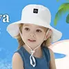 Sombrero de Sol para Bebé Cara Sonriente Sombrero de Pescador para Niños Pequeños 0-7 Años Sombrero de Sol para Hombres y Mujeres Sombrero de Sol para Niños Sombrero de Playa de Verano Ala Ancha