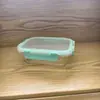 Tazón de Vidrio Caja Conservadora de Frescura Vidrio de Borosilicato Alto Lonchera Uso Estudiantil Calentable Refrigerable Directo de Fábrica Vidrio de Borosilicato Alto