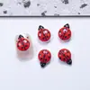 Decorações de Unhas Desenho Animado Popular Joaninha Transfronteiriças Acessórios de Unha de Resina 3D Peças Realistas para DIY