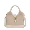 Bolso Cubo Texturizado de Alta Calidad Otoño 2026, Bolso de Mano de Moda Elegante, Bolso Cruzado de Hombro Vintage para el Trabajo