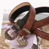 Nueva Moda Vintage Hebilla Metálica Tallada Cinturón de Mujer Todo Fósforo Vestido de Gama Alta Jeans Cinturón de Mujer