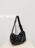 Bolso Cruzado de Moda Casual para Mujer 2022 Bolso Popular Combinable Bolso ins de Gran Capacidad Retro Oscuro Estilo Hong Kong Bolso de Hombro