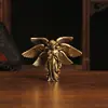 Estatuetas de Anjo Exclusivas de Latão Transfronteiriças, Estatuetas de Anjo de Seis Asas, Pequenos Objetos de Cobre, Artesanato Criativo, Decorações de Mesa
