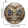 Día de la Independencia 250 Aniversario de los Estados Unidos Posavasos de Acrílico para Taza de Café Aislamiento Térmico Posavasos para Taza de Té Juego de Posavasos Antideslizante