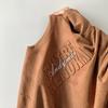 Camiseta Masculina de Camurça Pesada Manga Curta Verão Fina Estilo Americano Moda Retro Marca Moda Tendência Versátil Gola Redonda Top