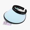 Visera de Verano para Mujer, Ocio al Aire Libre Viajes, Ala Ancha Grande, Protección UV, Cubre Rostro, Transpirable, Versátil Sombrero de Sol de Ala Ancha
