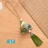 Saquito de Incienso de Artemisa Portátil, Bolsa Aromática de Zongzi del Festival del Bote del Dragón, Colgante Portátil de Estilo Étnico, Pequeño Regalo, Al por Mayor en Stock