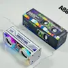 A88 Alto-falante Bluetooth Sem Fio Mecha de Anel Duplo Estilo Cyberpunk Luz Colorida V8 Subwoofer Portátil para Exterior