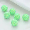 Nuevo con agujero color colorido bola de diamante con cuentas diy cadena para teléfono móvil cadena para llaves colgante de cadena hecho a mano cuentas sueltas al por mayor