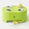 Casa de Queso Inteligente 3 en 1 Transfronteriza Gadget Inteligente de Entretenimiento para Mascotas Juguete para Gatos Bandeja Juguete de Martillo de Topos Juguete de Plumas para Gatos
