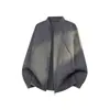 Estilo Old Money Cor Sólida Gola Alta Zíper Cardigan Suéter Jaqueta Outono Inverno Moda Masculina Casual Tricô Espesso Jaqueta Masculina