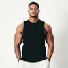 Chaleco de Hombre Verano Fitness Running Ocio al Aire Libre Deportes Top sin Mangas Estampado Elástico Ajustado Chaleco de Hombre