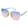 Gafas de Sol Infantiles de Moda Estilo Coreano Gafas de Calle Gafas de Sol Ovaladas para Hombre 131 Bb01 4