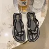Chanclas de Mujer de Moda para Verano 2026, Nuevas Sandalias Antideslizantes de Suela Suave Versátiles Estilo Ins con Flores de Pedrería