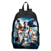 Mundo Animal Tiranosaurio Rex Dinosaurio Mochila Escolar Infantil Estudiantes de Primaria y Secundaria Mochila de Moda Mochila Personalizada DIY