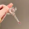 Grampo de Cabelo Varinha Mágica Fofa Japonesa Grampo de Cabelo Coração de Menina Grampo de Cabelo Lateral Quebrado Grampo para Franja de Menina Grampo Presilha Acessório de Cabeça