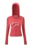 Iamgia*G conjunto de chaqueta corta con capucha de estampado de letras regular en hombros, estampado de leopardo, corte ajustado, elástico, con cremallera, y pantalón largo