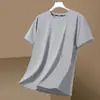 Fabricante Original Camiseta de Manga Curta Masculina Verão Solta Secagem Rápida Respirável Tamanho Grande Manga Meia Malha Top Esportivo