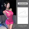 Yimengyao Original Lingerie Sexy Pijama Sexy Feminino Transparente Tentação Body com Abertura no Entrepernas Meias Y097
