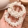 Estilo Mori Girl Estilo Fresco Pequeño Cuerda para el Cabello Hecha a Mano con Perlas y Cuentas 2020 Estilo Coreano Celebridad de Internet Anillo para el Cabello Distintivo Pulsera Cuerda para el Cabello de Doble Propósito