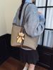 Bolso Tote de Moda Gran Capacidad Bolso de Hombro para Mujer Bolso de Mano Simple Retro para Viaje Bolso de Cubo Comercio Exterior Transfronterizo
