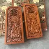Token de Jujuba Natural Atingida por Raio Token do Rei da Medicina Sun Simiao Token Grande Esculpido em Ambos os Lados Ordem da Medicina Celestial