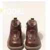 Botas de Cuero de Conejo de Caña Alta para Bebé Niña Nuevo Estilo Primavera y Otoño 2025 Botas para Niñas Botas Individuales para Niños Botas de Cuero Cómodas Ebay
