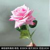 Rosa Única, Cascata de Rosas com Toque de Veludo, Flor Artificial, Decoração de Casamento, Adereços de Flores de Seda, Buquê Atacado de Flores Artificiais