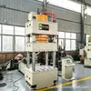 Shanjiang Produz Pás Pontiagudas de Aço Inoxidável, Prensas Hidráulicas de Três Vigas e Quatro Colunas, Prensas de Estampar 315 e Máquinas de Corte de Bordas