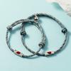 Pulseira de Casal Coração com Coração Um Par de Pulseiras Design Pequeno Sentido Homens e Mulheres Presente Comemorativo Dia dos Namorados Ímã Atrai