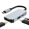 Estação de Docking Tipo-C Transfronteiriça Projetor de Tela Hdmi4K Hub Multifuncional Multi-Porta Estação de Docking Sete-em-Um