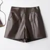 Pantalones de Cuero Rectos de Cintura Alta para Mujer Otoño/Invierno 2025, Pantalones Cigarrillo Sueltos Adelgazantes, Pantalones Gruesos Casuales