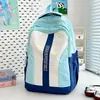 Mochila de Color Bloqueo Estilo Coreano Dopamina para Mujer, Bolso Escolar Versátil para Estudiante Universitario, Bolsa Ita Linda de Alta Apariencia, Mochila para Estudiante de Secundaria