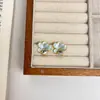 Brincos de Pétalas Estilo Floresta para Mulheres, Novos Brincos Populares com Zircônia Microcravejada para Mulheres, Luxo Leve, Design de Nicho Versátil, Modernos