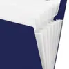 Carpeta de acordeón de 8 compartimentos con separadores de color sólido, material de PP impermeable, diseño engrosado para organizar y almacenar documentos, ideal para uso en la oficina